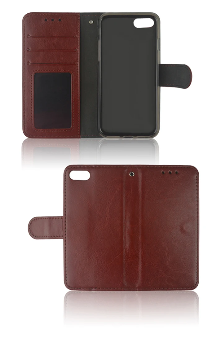 for iphone 7 leather case quality filp PU leather phone case