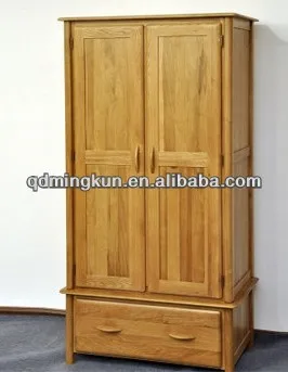 100 Solid Oak Wardrobe With Two Doors Buy Design Wood Wardrobe