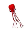 Beautiful Large Easy Flyer Kite For Kids Red Mollusc Octopus Nylon Monofilament Kite Thread
