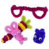 Mini Makes Little Animals Using Colourful Chenille Stems multi color Pipe Cleaners For Children DIY