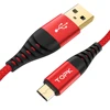 TOPK AN42 2.4A 1M Hgh Quality Fashion Durable Nylon Braided Micro USB Cable