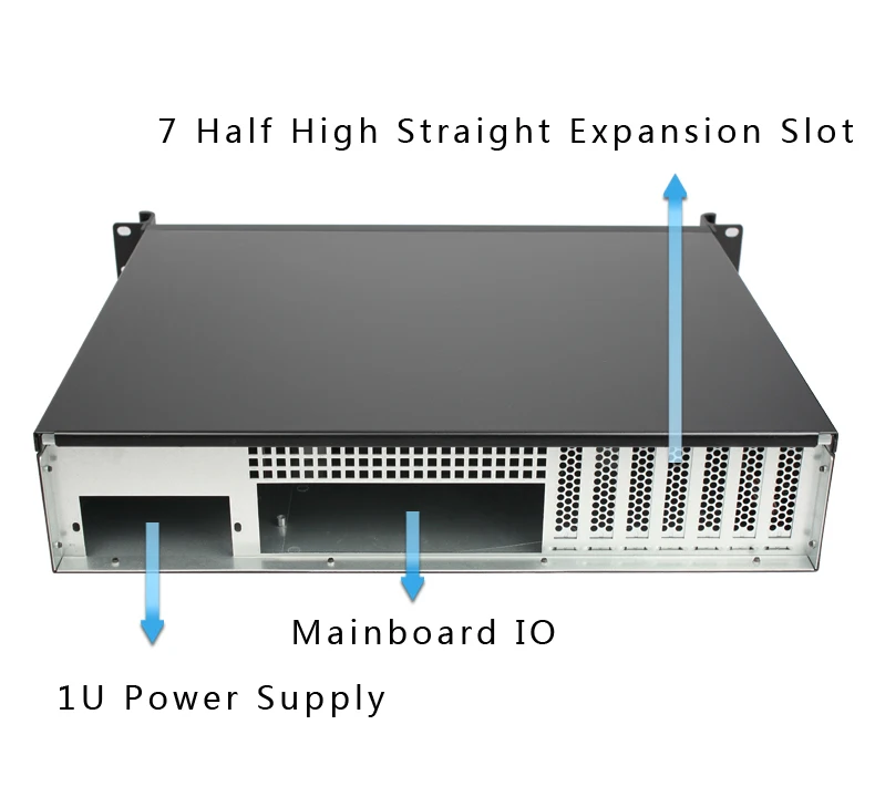 K231L 2u Rackmount High Disk I/O Nas Performance Server   short  Case  max  support  ATX Mainboard