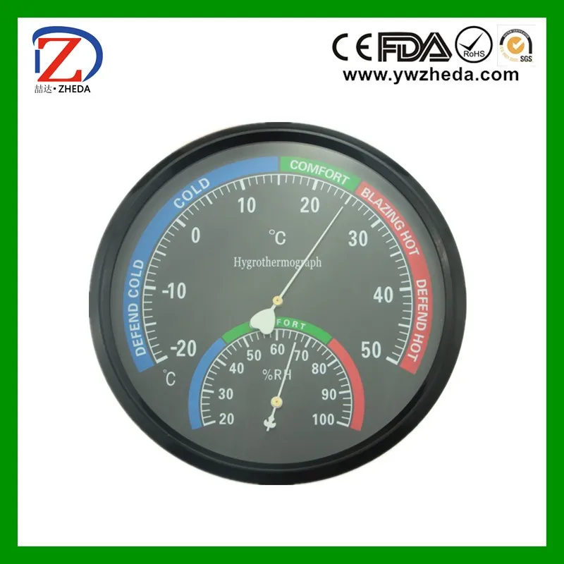 Dial Round Thermometer Analog Whirling Hygrometer Buy Thermometer