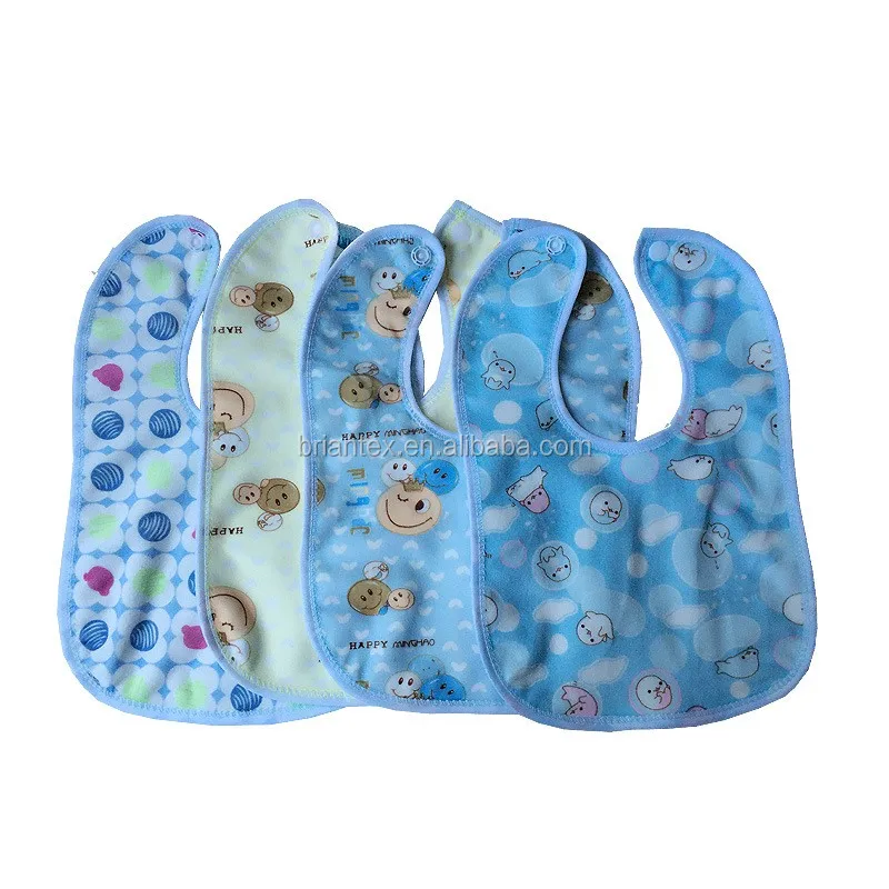 Briantex China Manufacture High Absorption Soft Velvet Best Baby Bibs