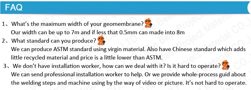 hot sale geomembrane
