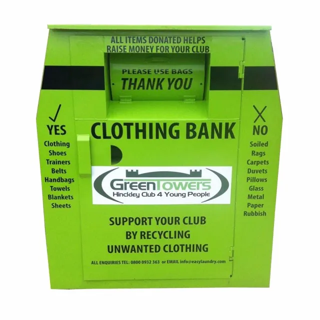 Cheap Donation Bin Clothing Banks Container For Outdoor Buy Outdoor