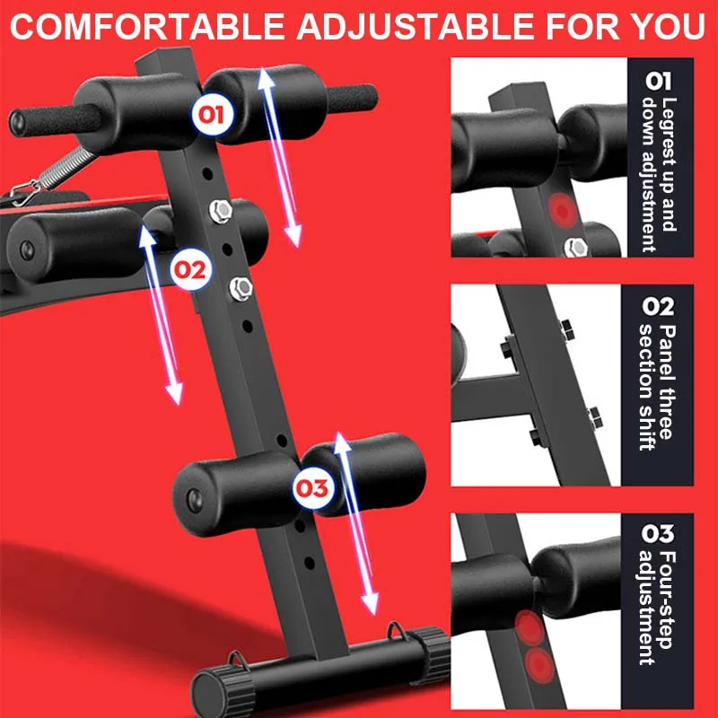 Multifunction Abdominal Bar Curved Exercise Equipment Sit Up Bench Board