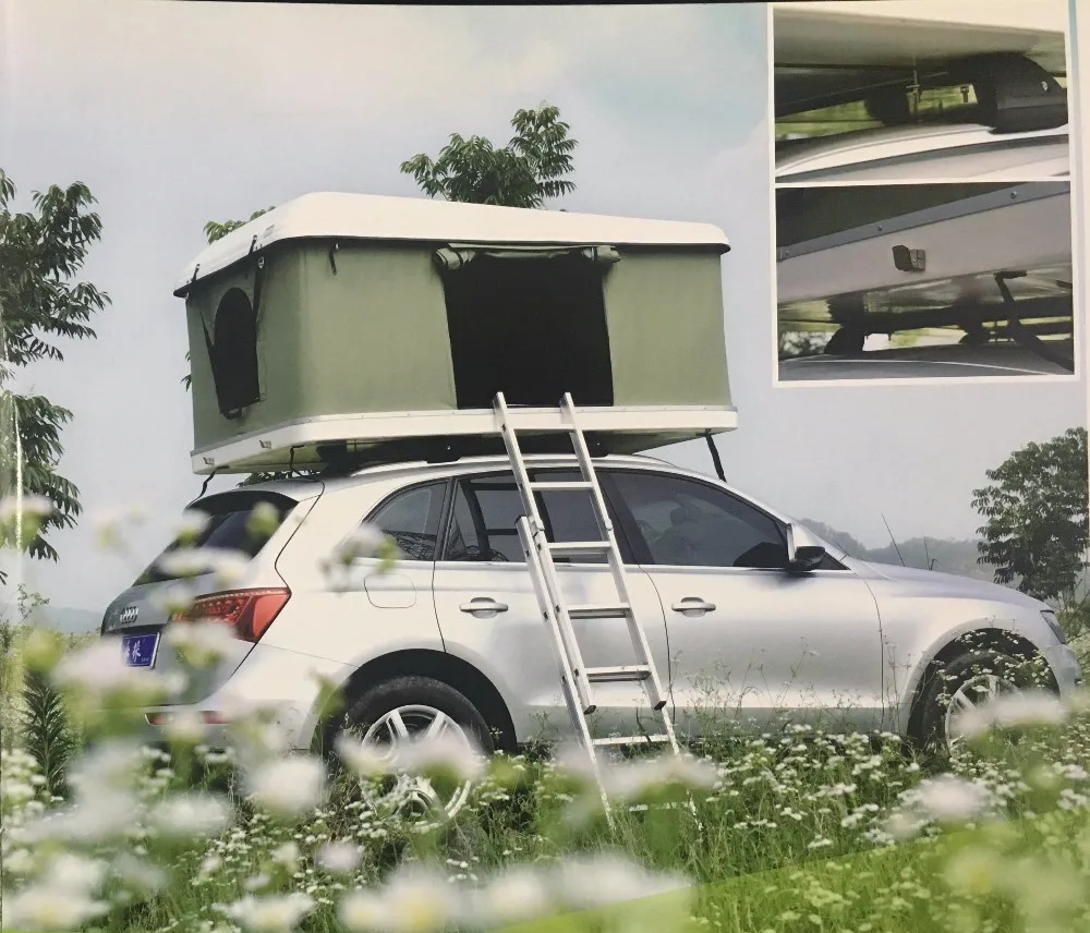 Jwy007 New Suv Hard Top Roof Tent Hard Shell 4x4 Offroad Rooftop Tent