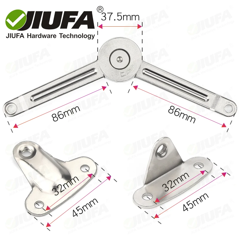 Jiufa Furniture Hardware Straight Arm Pneumatic Flap Lid Stay