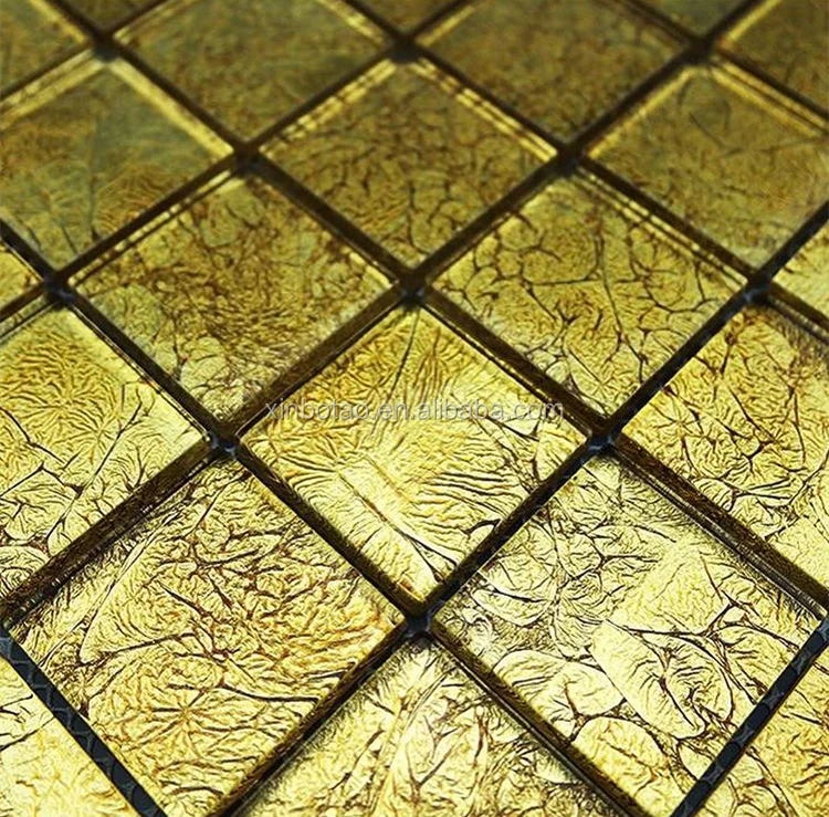 China Suppliers Hot Sell Gold Glass Mirror Mosaic Tiles Buy Gold