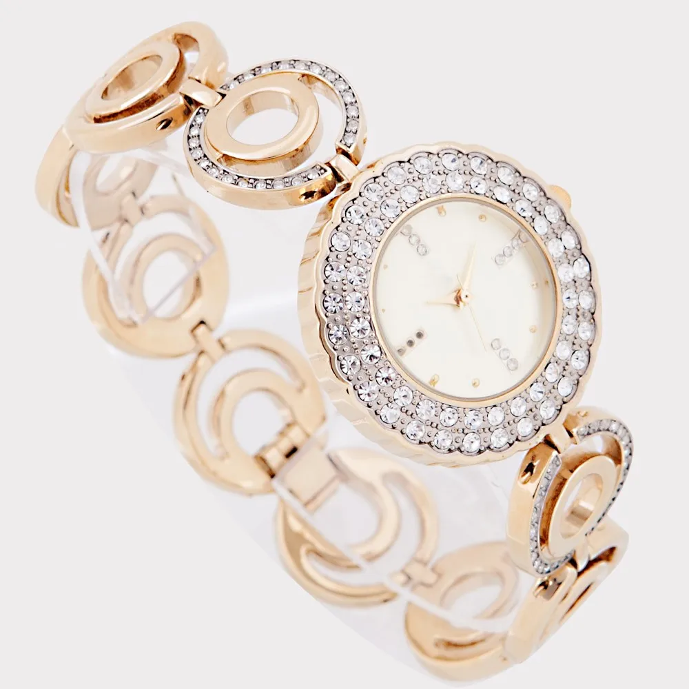 Unique Design Watch Strap Women Bracelet Waterproof Wrist Watch 2016 Hot Sale