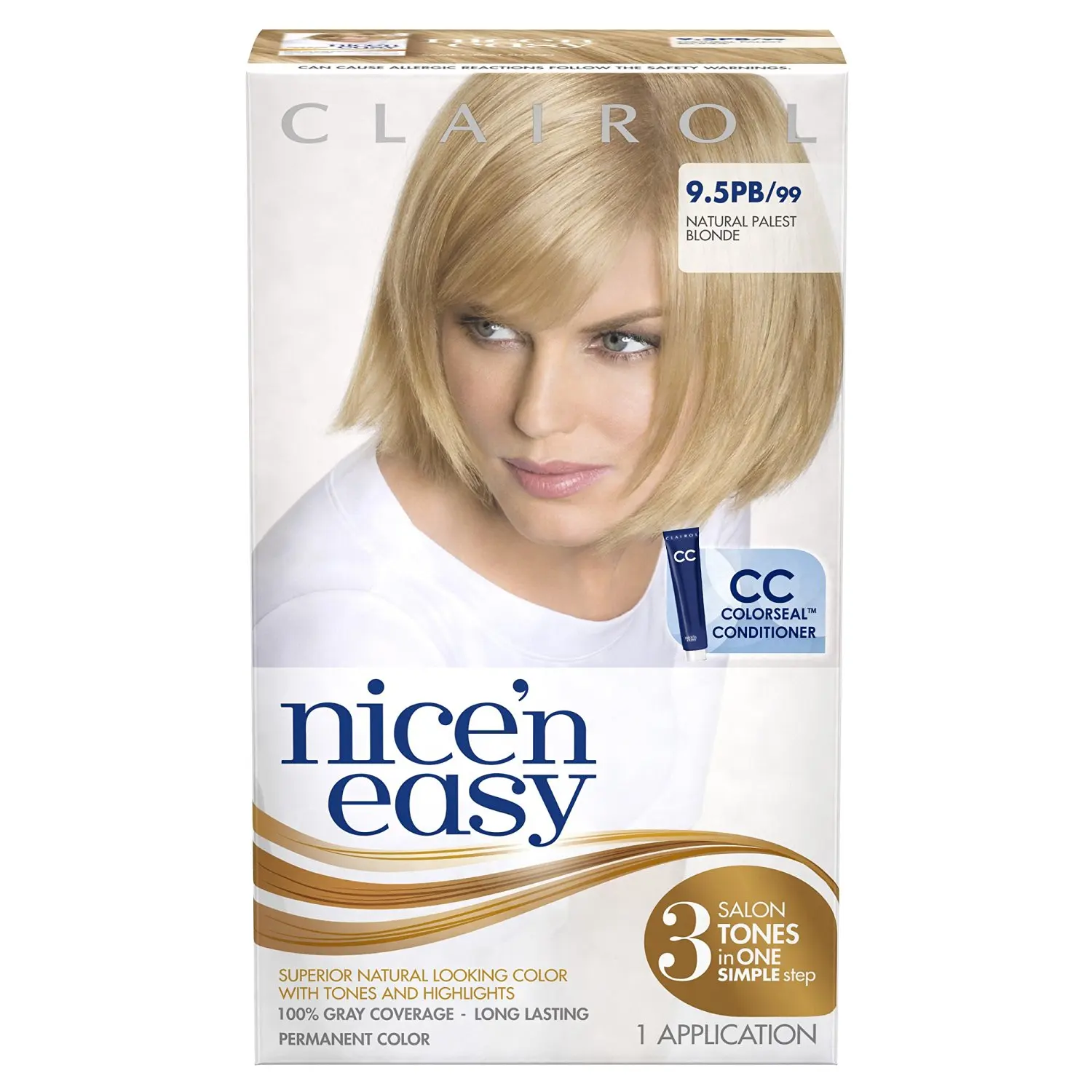 11.26. Clairol Nice 'n Easy Permanent Color 10PB Extra Light Pale Blon...