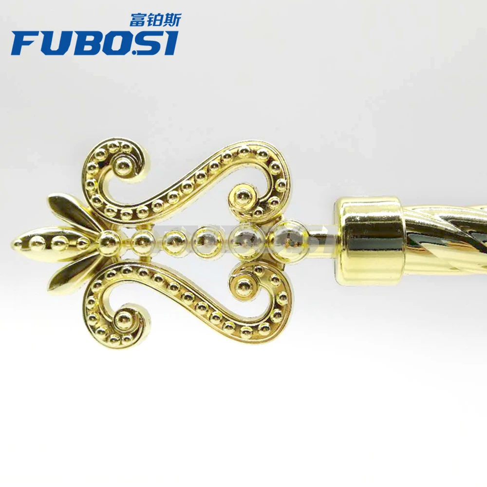 New Design Golden Curtain Finials/ Golden Finials For Curtain Rod Buy