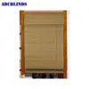 OEM bamboo wooden rolling curtains blind for balcony windows