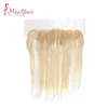 10A grade brazilian virgin hair body wave 13x4 inch 613 color human hair closure