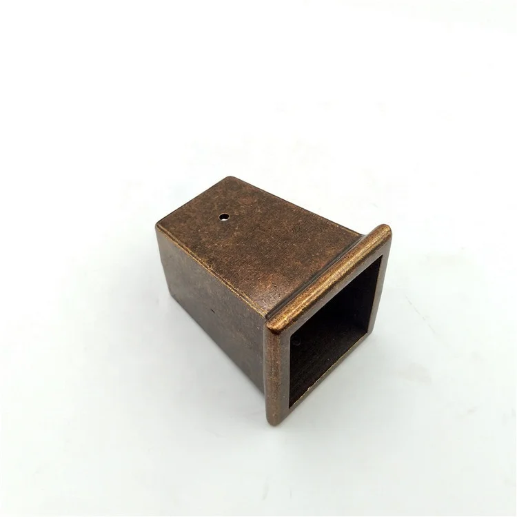 Antique Brass Square Chair Leg Caps Vintage Furniture Leg Sabot Feet Caps Tls66 Buy Antique