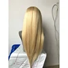 2018 Most Popular Wholesale Cheap Human Hair Blonde 613 Lace Front Wig