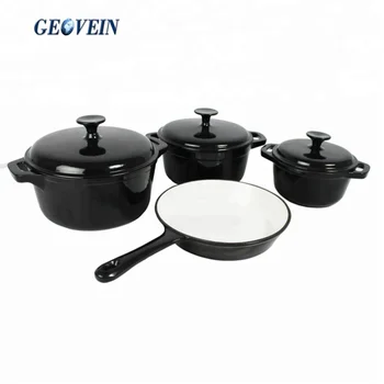 Porcelain Enamel Cast Iron Kitchen Wares Cooking Pot Set With Lid Buy Porcelain Enamel Cast Iron Kitchen Wares Cooking Pot Set With Lid Enamel Cooking Pot Cooking Pot Set Product On Alibaba Com