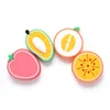 Fruit shape dish washing foam sponge promotional kitchen pot and pan cleaning scouring pad cleaner