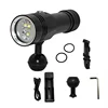 2019 underwater Photographic flashlight diving video flashlight red light white light spot light