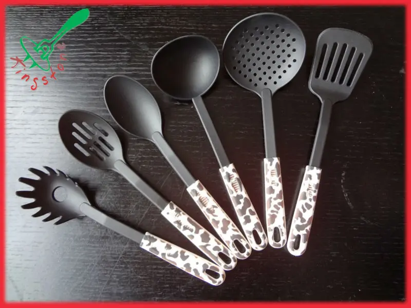 Amazon Wholesales Cheap Unique Food Non Stick Colorful Kitchen Utensils