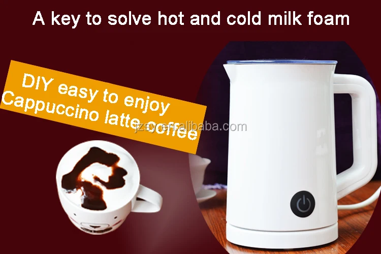 CE GS ERP ROHS LFGB REACH certification Electric Hot Cold Warmer milk Coffee Soft Foam Frother machine