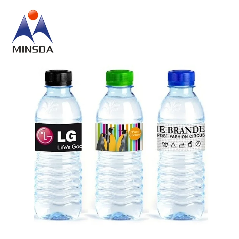 Custom Self Adhesive Vinyl Sticker Labels On A Roll Plastic Water