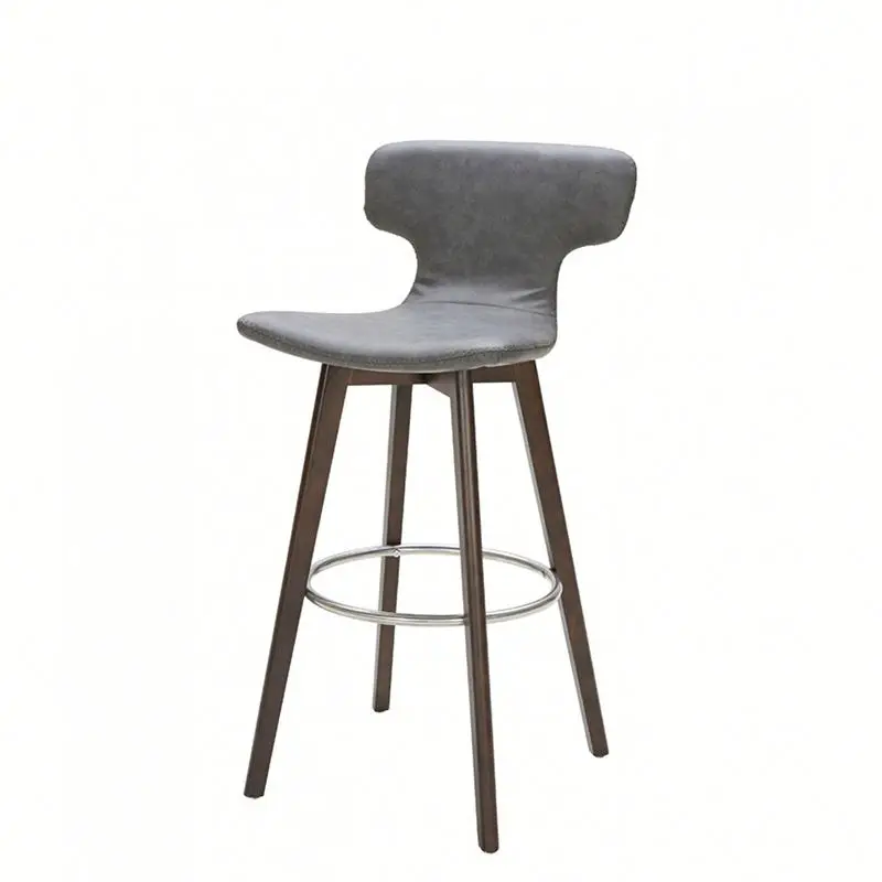 cheap price SANQIANG bar furniture hot selling modern bar chair High speed leg leather bar chair