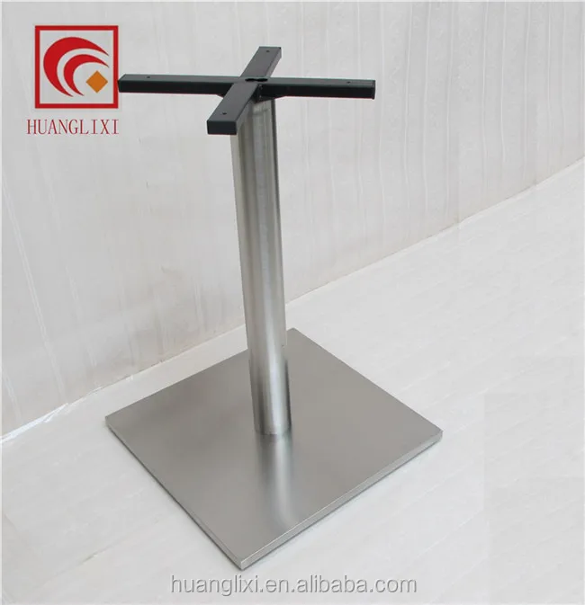 Composite Base Brushed Stainless Steel Table Leg Stainless Steel