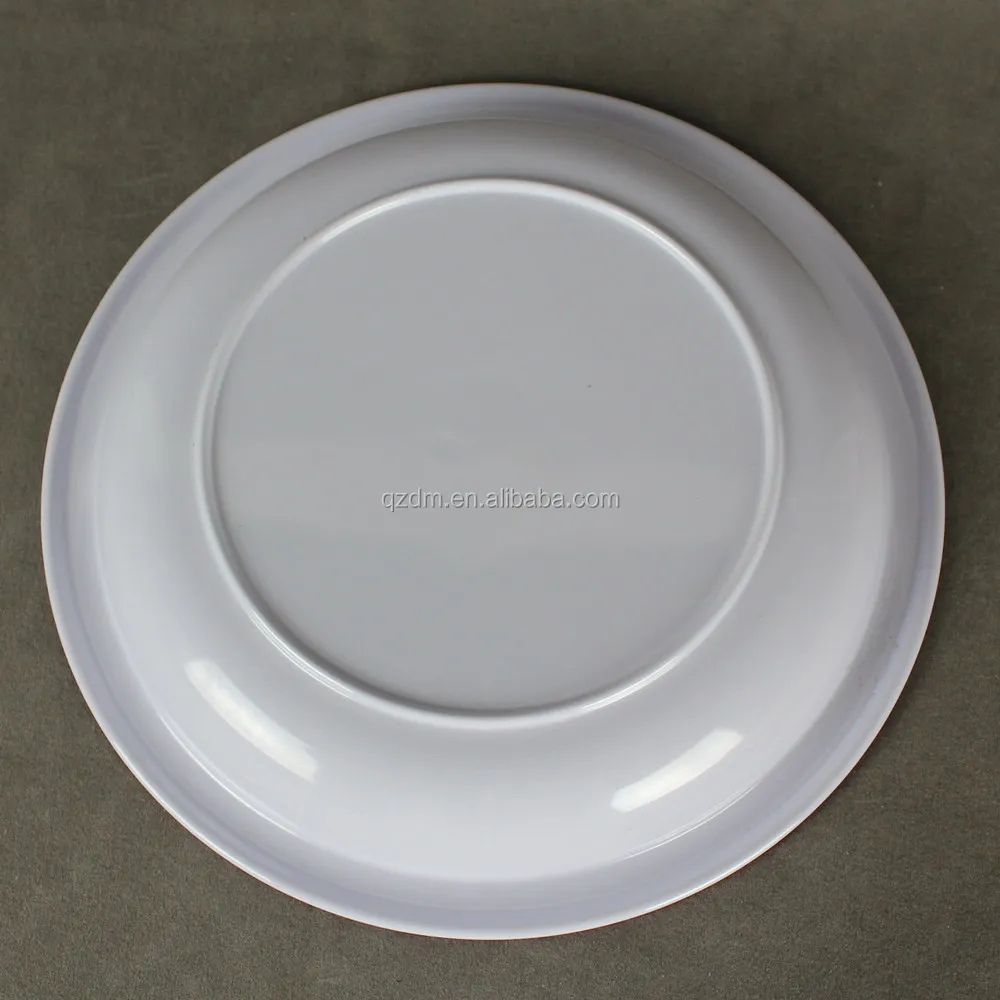 Hard Plastic Melamine Round Plates For Kids