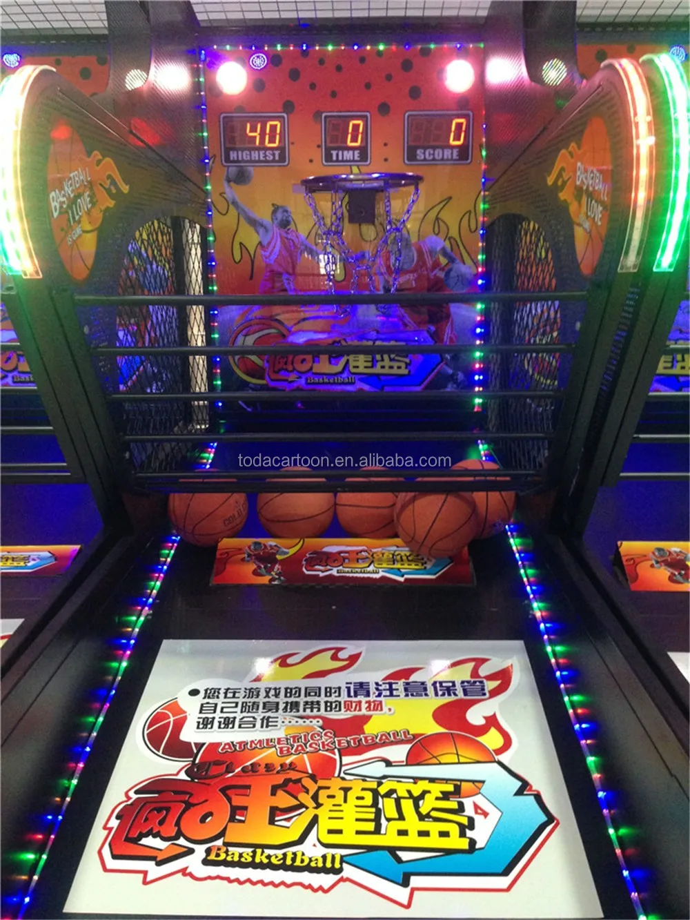 Indoor Arcade Hoops Basketball Game/extreme Hoops Basketball