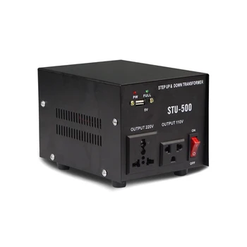 Step Up Down Voltage Transformer 500w 110 120 Volt To 220 240 Step Up Down Voltage Transformer 500w 110 120 Volt To 220 240