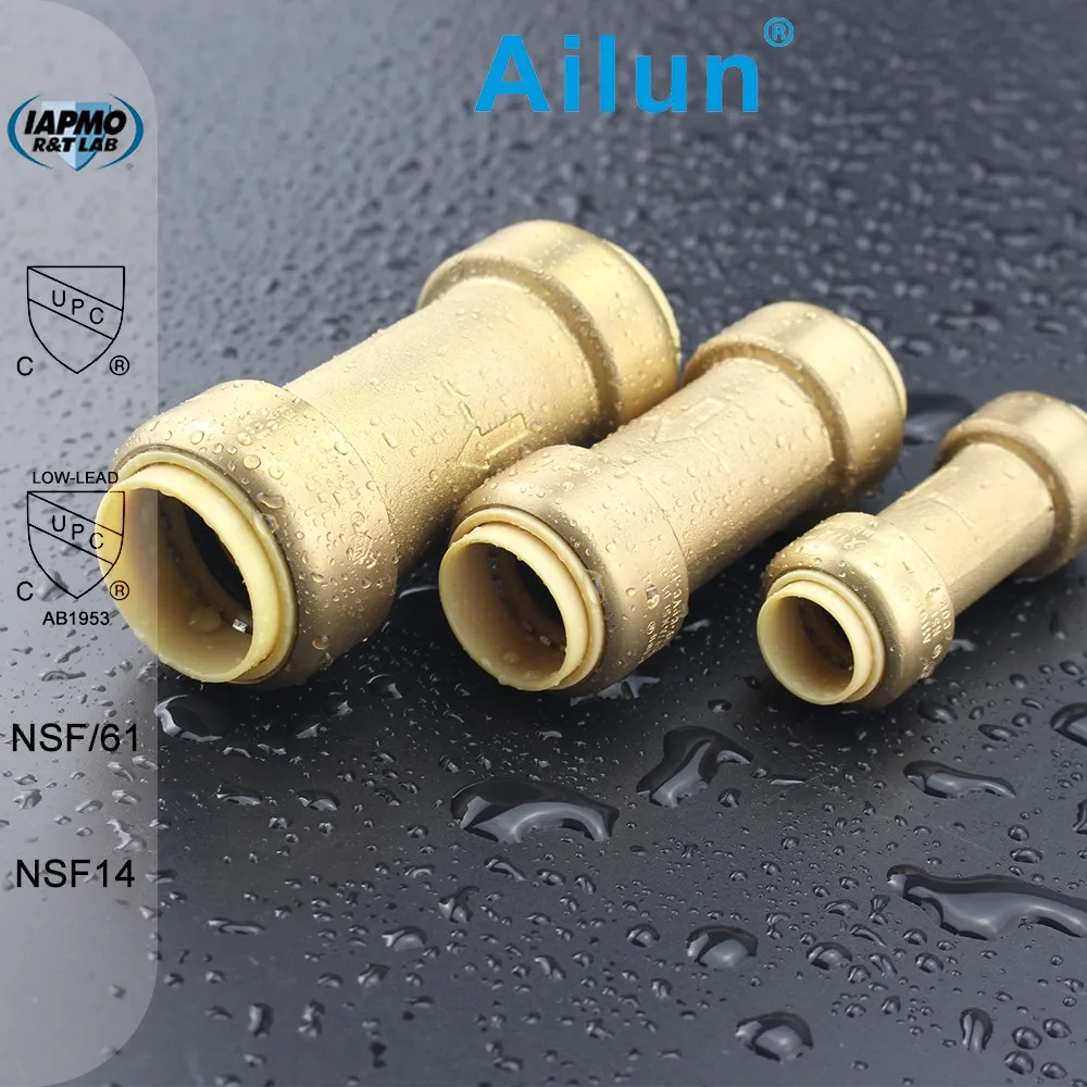 Ailun Sharkbite Lead Free Quick Connect Brass Push Fit Valve Check