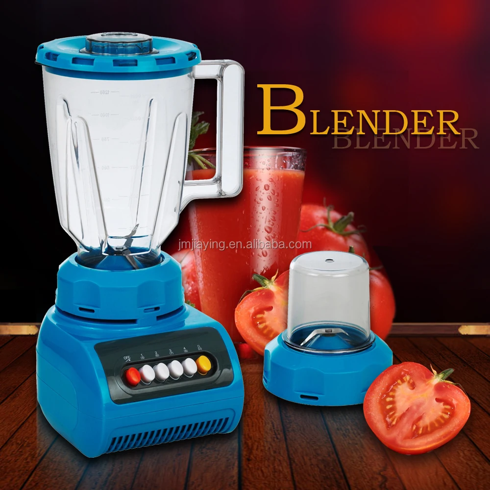 350w 1.5l Plastic Jar Glass Jar 4 Speeds Electric Speed Blender 999