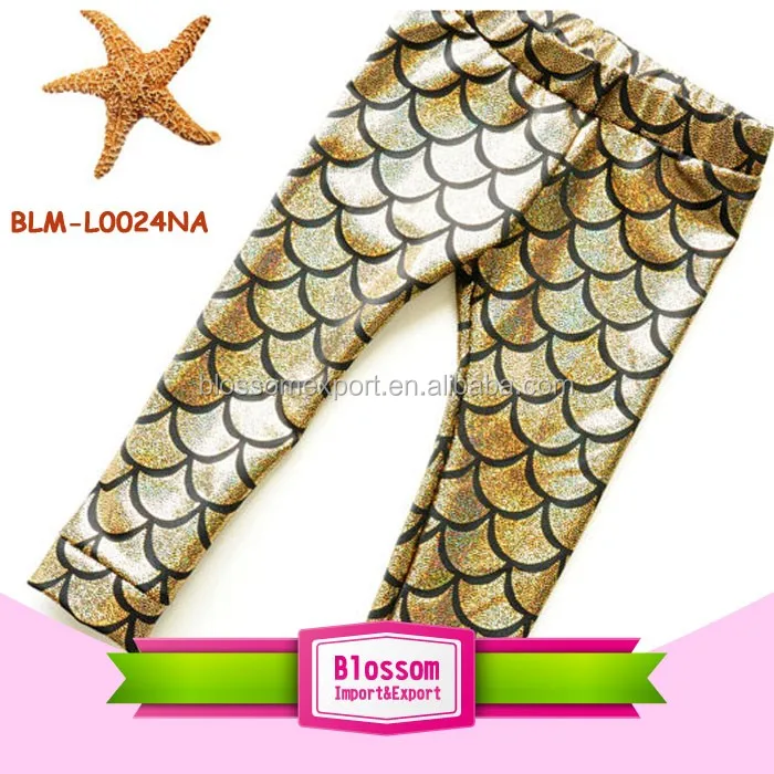 calça legging sereia infantil