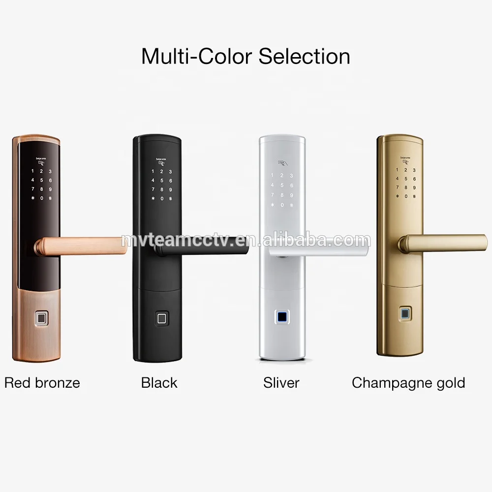 Digital App Controlled Front Door Lock Wifi Smart Ttlock Fingerprint