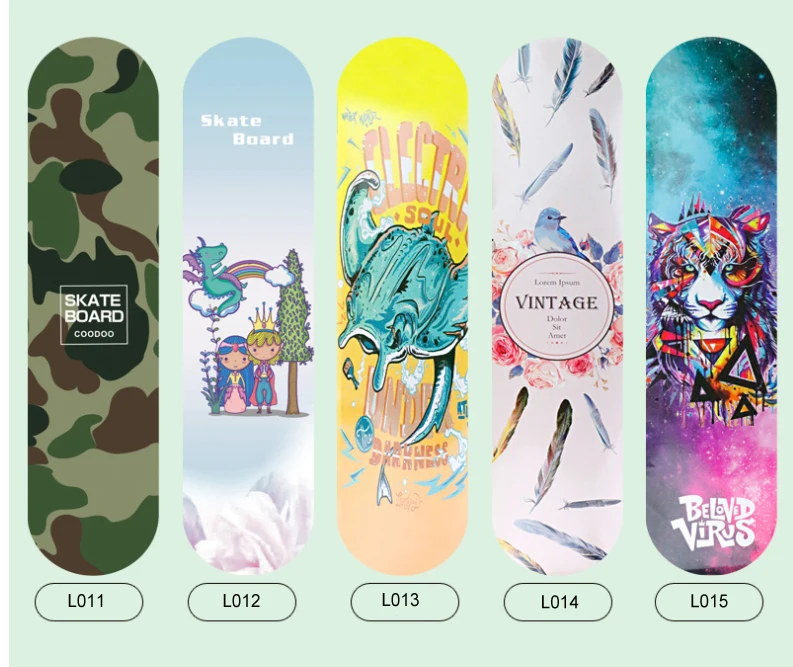 Skateboard Custom Skateboard Deck Custom Logo Printing Canadian Maple