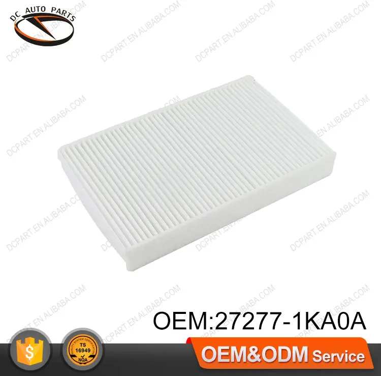 Auto Spare Parts Cabin Air Filter 27277-1ka0a 27277-00a26 27277-1ka4a  271t200a00 272772100r 272774936r For Nissan - Buy Cabin Filter,Auto Spare  Parts,Auto Air Filters Size Product on Alibaba.com