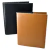 A4 Letter Size File Folder Organizer Faux Leather 3 Ring Binder for Holding Documents