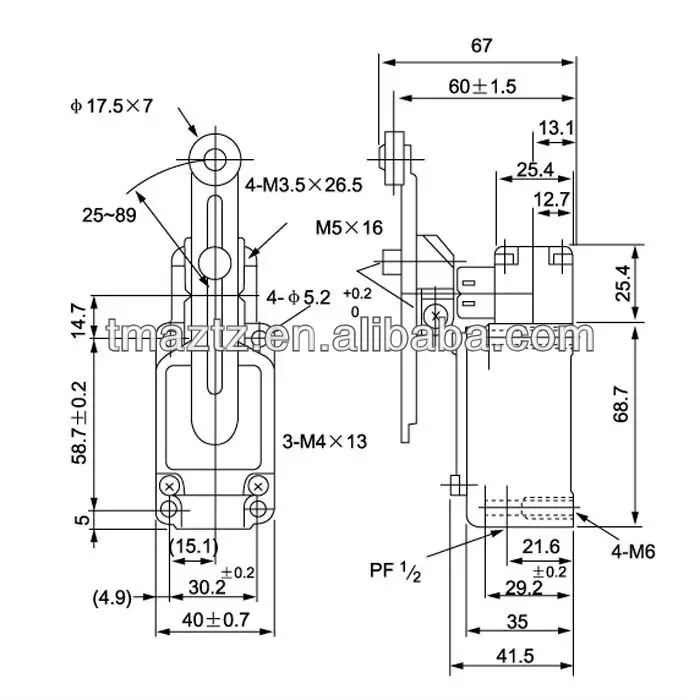 Limit Switch For Crane 12 Volt Limit Switch Hitachi Limit Switch Wlca12