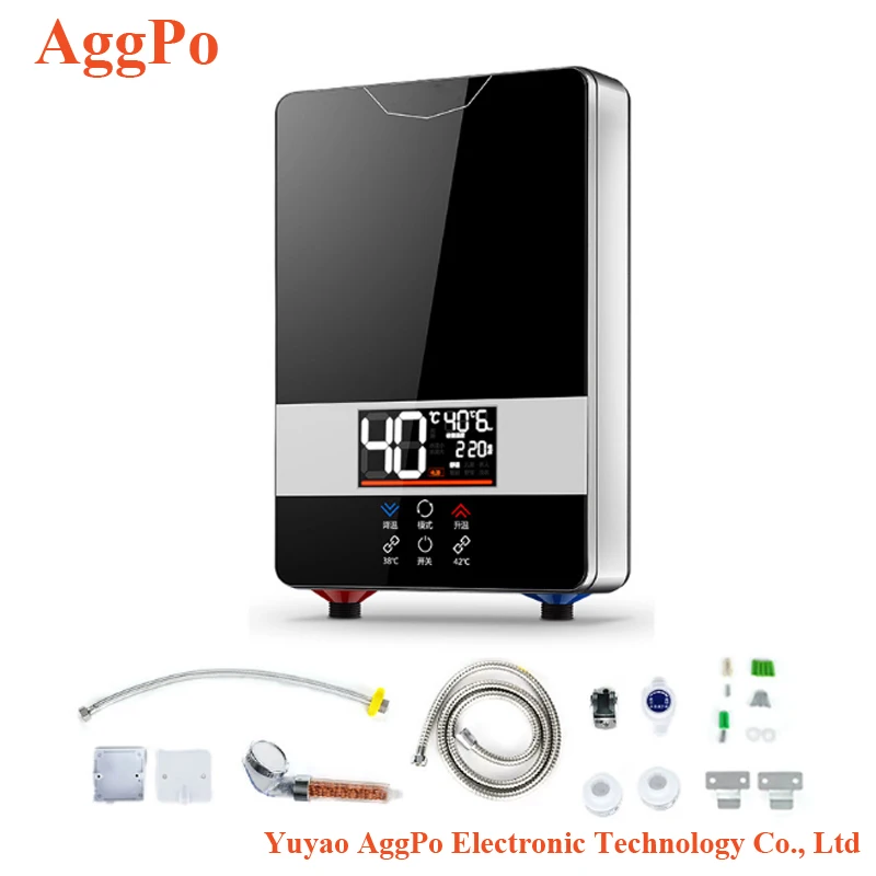 Electric Tankless Water Heater 220v 6kw 0.6mpa Household Instant