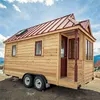2019 Newest design little house on the prairie small log cabin kits tiny house on wheels for sale