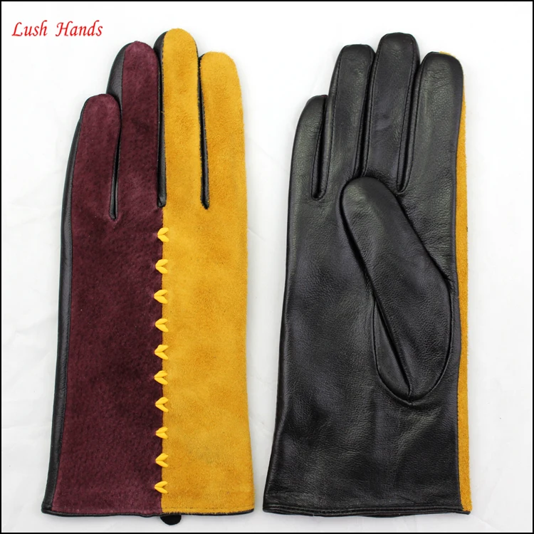 wholesale leather glove fashion dress industiral leather gloves women