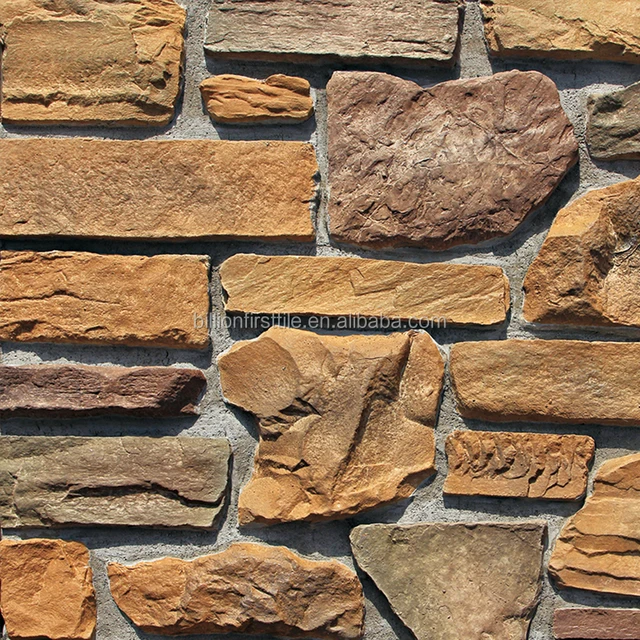 stylish design wholesale cut to size artificial slate bricks