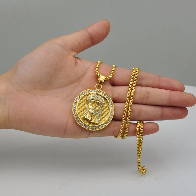Wholesale Cheap Men Gold Stainless 