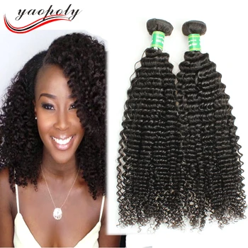 Double Wefts Full Cuticle Raw Indian Curly Hair Different Types Of