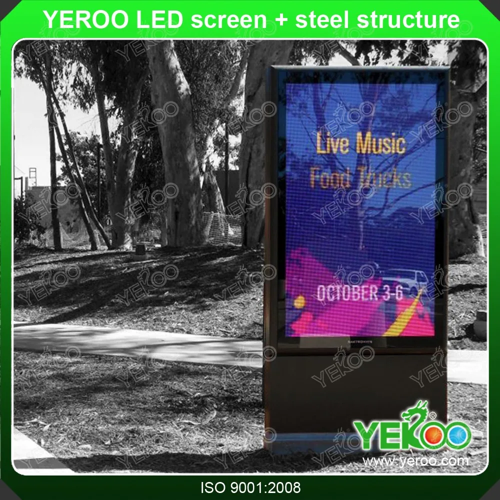 product-YEROO-YEROO advertising LED screen pylon for gas station-img-6