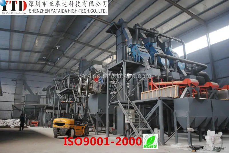 production line of pink fused 33