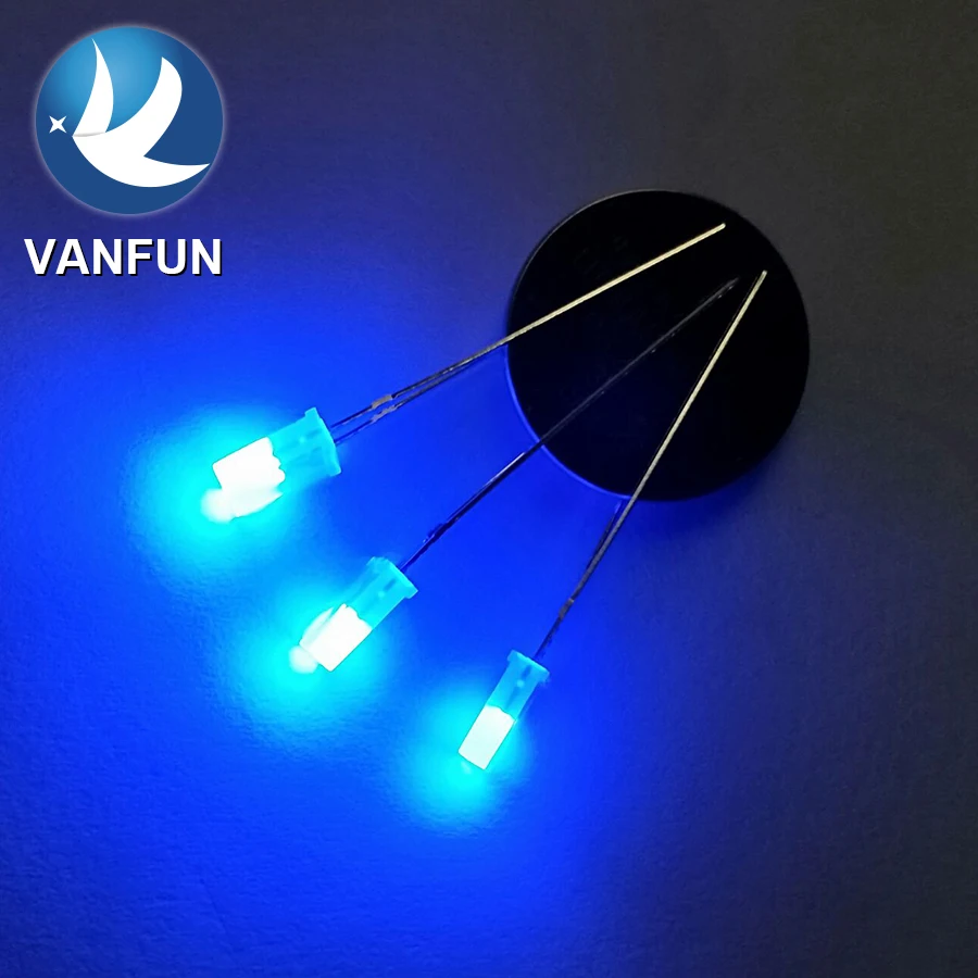 Led Lightemitting Diode Two Color Lens Short Long Legs Led Diode
