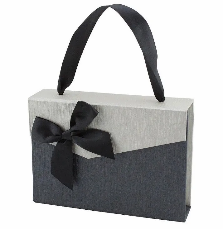 Fashion Custom Design Printed Briefcase Cardboard Box With Handles